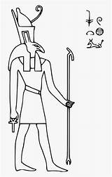 Hieroglyph Seth Egyptian Kindpng sketch template