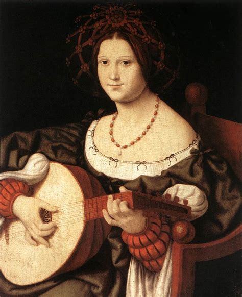 The Lute Player Andrea Solari Oil Painting