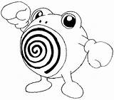 Pokemon Poliwhirl Drawing Step Draw Character Easy Characters Lesson Getdrawings sketch template