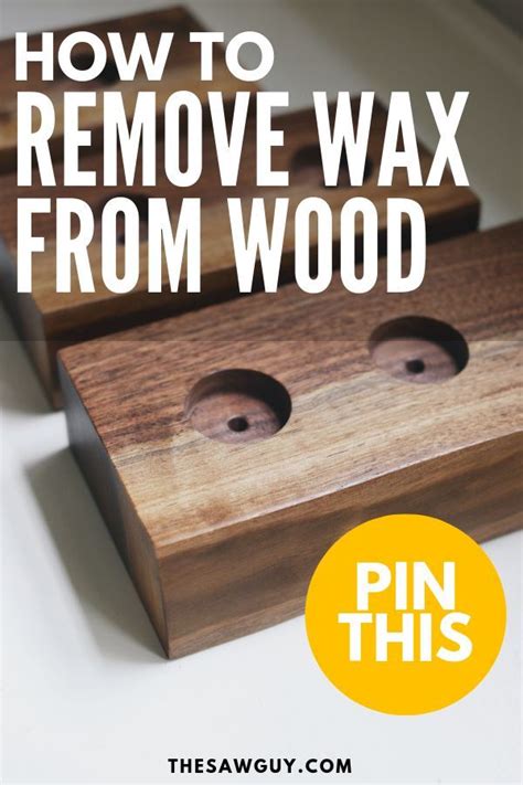 remove wax  wood indoors   remove wax candle