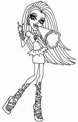 Venus Monster High Pages Coloring Getcolorings sketch template