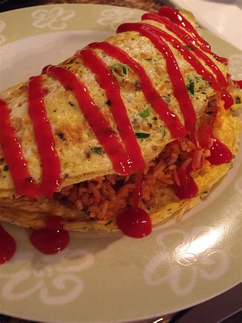 spicy omurice recipe  steps instructables