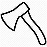 Axe Hatchet Drawing Ax Clipart Icon Chopping Transparent Clipartmag Line Paintingvalley 512px sketch template