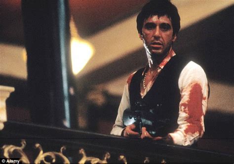 say hello to my little friend machine gun used by al pacino in iconic film scarface will be