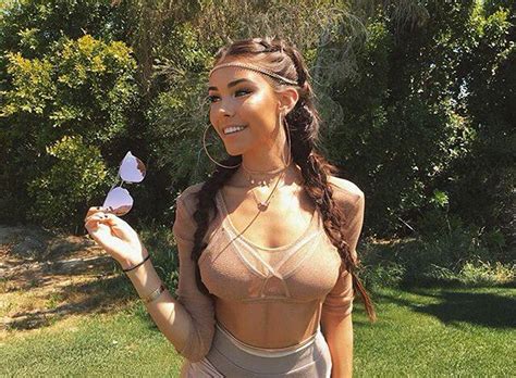 Madison Beer Nipples In See Through Top And Cameltoe Photos