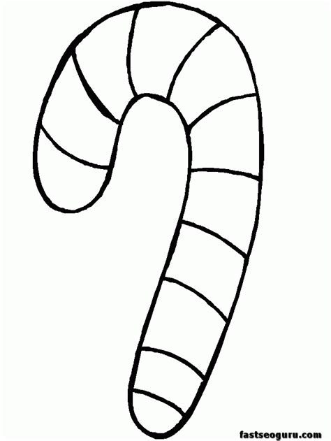 candy cane coloring page coloring home