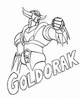 Goldorak Gratuit Superheroes Goldrake Encequiconcerne Colorare Coloriages Greatestcoloringbook Dessins Soucoupe sketch template
