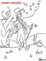 Johnny Appleseed Coloring Pages Clipart Kids Printable Animals Apple Color Book Print Bestcoloringpagesforkids Drawing Cartoon Bubakids Disney John Colouring Chapman sketch template