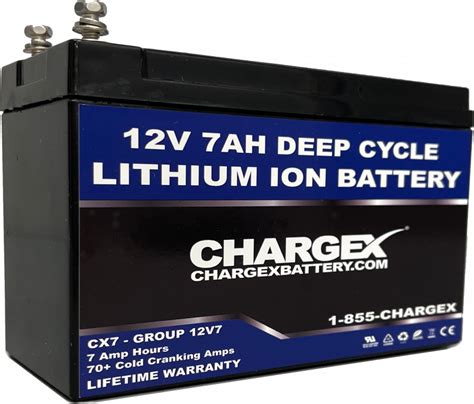 Chargex® 12v 7ah Lithium Ion Battery