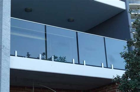 Toughened Clear Glass Balustrade Panels Balcony Glass Design