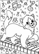 Coloring Cat Pages Christmas Print Forget Supplies Don sketch template
