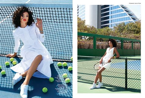 stylist arabia shows how to dress for the tennis court