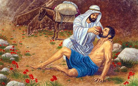 parable   good samaritan luke    pemptousia