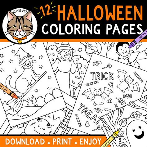 halloween coloring pages   teachers halloween coloring pages