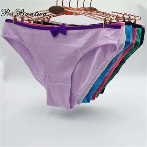 rebantwa 10pcs stretch panties lot calcinha ladies knickers cute bow
