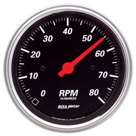 autometer designer black tachometer  dash  rpm    au supercheap auto