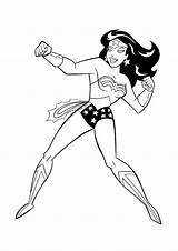 Wonder Woman Coloring Pages Print sketch template