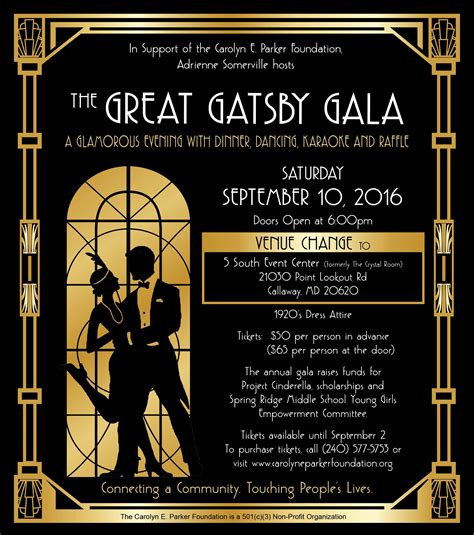 great gatsby gala gatsby party invitations great gatsby