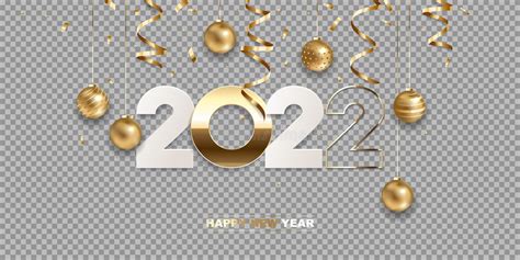 happy new year 2022 stock vector illustration of glow