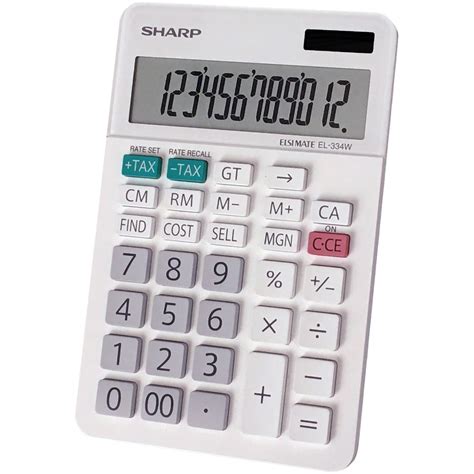sharp calculators shrelw el wb  digit professional large desktop calculator