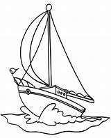 Coloring Sailing Disegni Colorare Sailboat Sail Barca Bateau Bambini Cruise Sea Pianetabambini Sketch Getdrawings sketch template