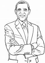 Obama Barack Presidente Colorir Tudodesenhos Kidsplaycolor sketch template