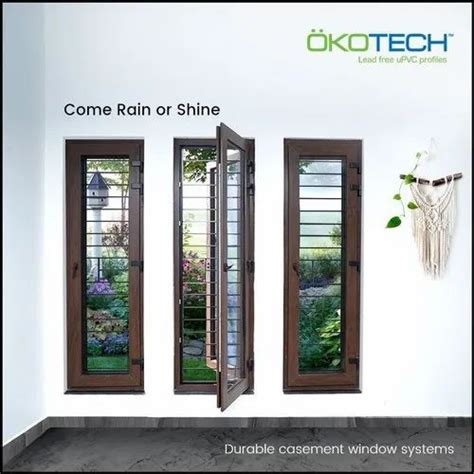 white upvc glass casement window thickness  glass   mm  rs square feet  ahmedabad