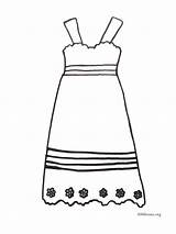 Dress Coloring Pages Color Clipart Printable Kids Popular Clip Library Coloringhome 1350 1800px 38kb sketch template