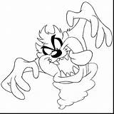 Tasmanian Looney Tunes épinglé sketch template