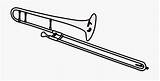 Trombone Posaune Clarinet Malvorlage Clipartmag sketch template