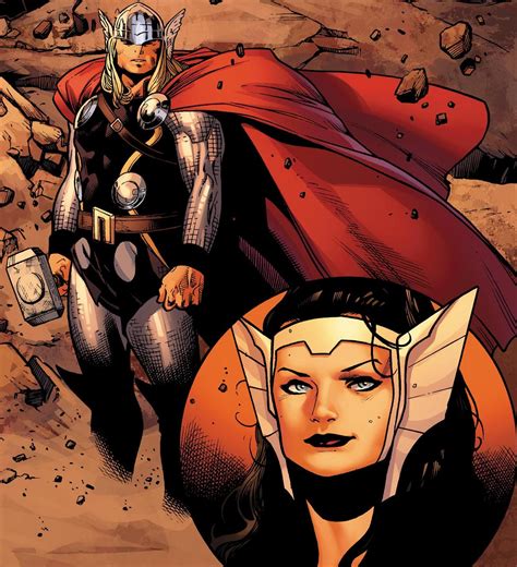 Image Thor Odinson And Sif Earth 616 From The Mighty