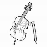 Fiddle Bass Getdrawings Drawing sketch template