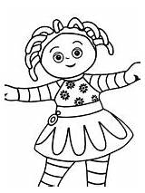 Upsy Daisy Colouring Pages sketch template