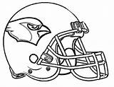 Coloring Football Helmet Albanysinsanity Nfl Pages Creative sketch template