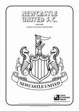 Newcastle Coloring Pages United Logo Man Soccer Logos Cool Chivas Clubs Colouring Printable City Manchester Utd Template Fc Sheets Club sketch template