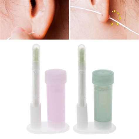 pcs piercing aftercare sterilization piercing earrings hole mint