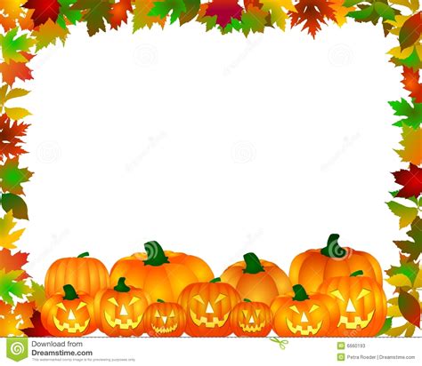 pumpkin border clip art  preview halloween clipart