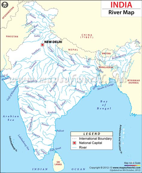 map india river  map update