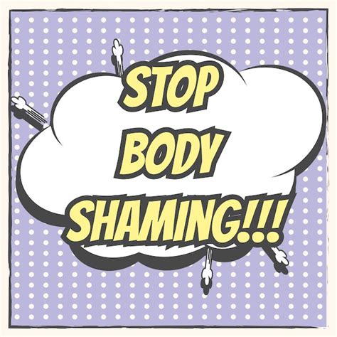 Premium Vector Stop Body Shaming
