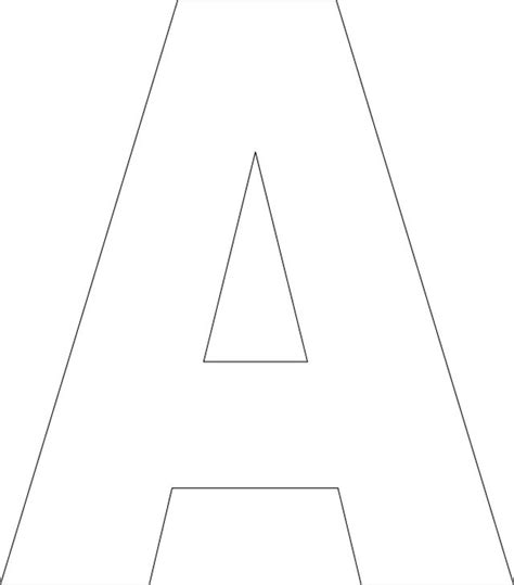 printable upper case alphabet template  printable alphabet