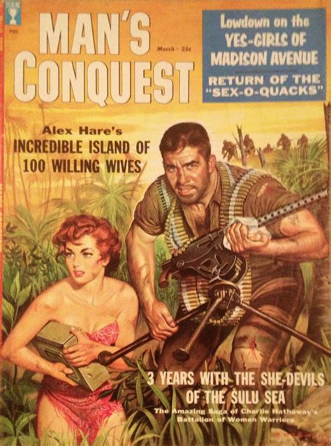 Man’s Conquest Pulp Covers