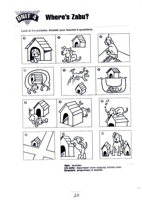 printable preposition worksheets  kindergarten lexias blog