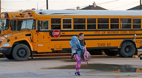 Little Elm Buses Running 2 1 2 Hours Behind Schedule Due To Hail Damage