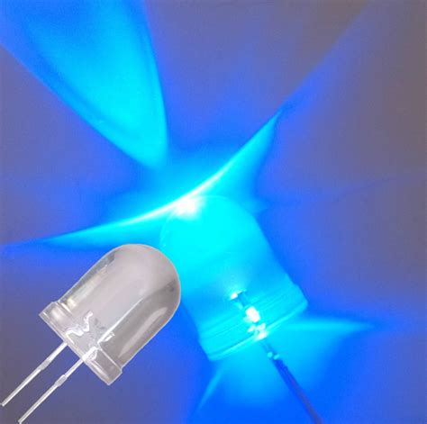 pcslotultra bright led mm blue leds light super bright blue mcd  led bulbs tubes