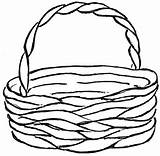 Basket Outline Drawings Coloring Drawing Clip Easy Baskets Clipart Paintingvalley Pages Silver Easter Choose Board sketch template