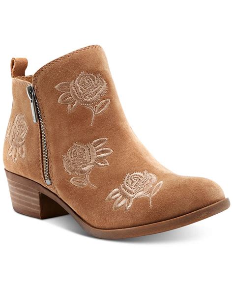 Lucky Brand Womens Basel Embroidery Booties Created For Macys