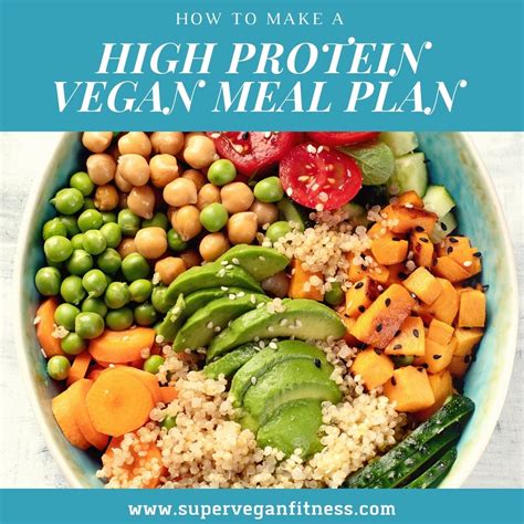 How To Make A High Protein Vegan Meal Plan Vegan Fitness