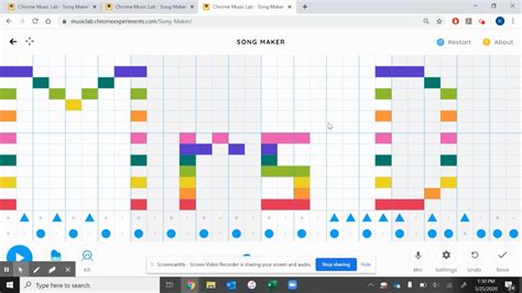 chrome  lab song maker demo youtube