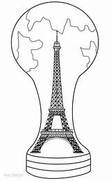 Eiffel Torre Eiffelturm Ausmalbilder Cool2bkids Malvorlagen Drucken Getcolorings sketch template
