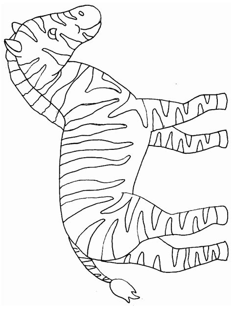 zebra animals coloring pages coloring book
